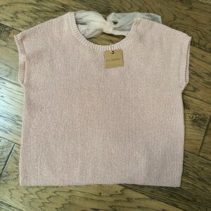 Blu Pepper Pink Knit Top